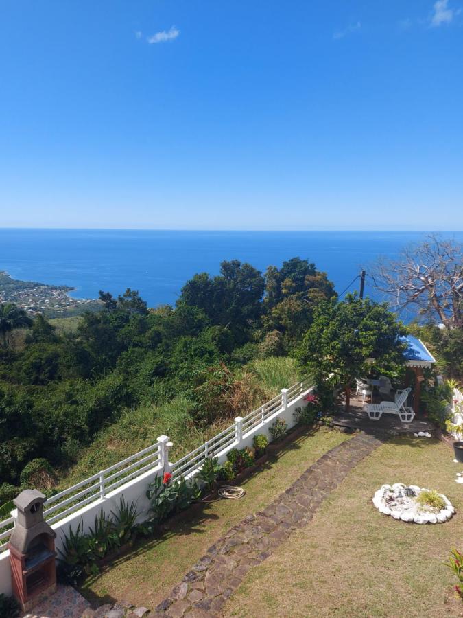 Belavue & Spa Prive, Avec Vue Panoramique Sur Mer, Jardin Creole Paysager, Jacuzzi Prive Bouillante Exterior foto