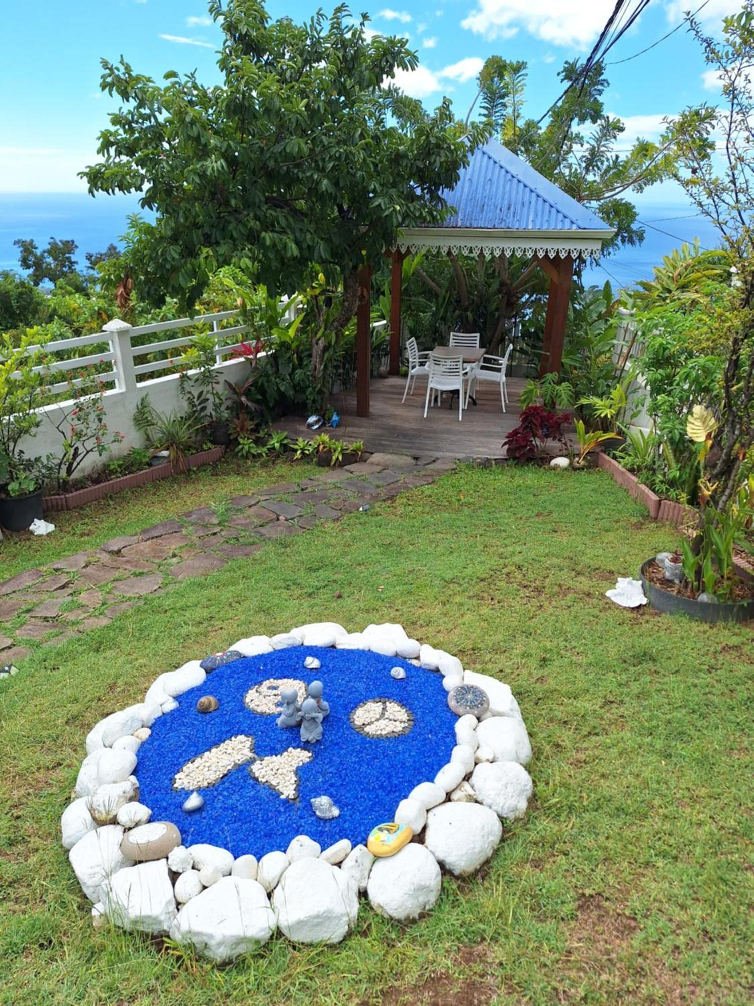 Belavue & Spa Prive, Avec Vue Panoramique Sur Mer, Jardin Creole Paysager, Jacuzzi Prive Bouillante Exterior foto
